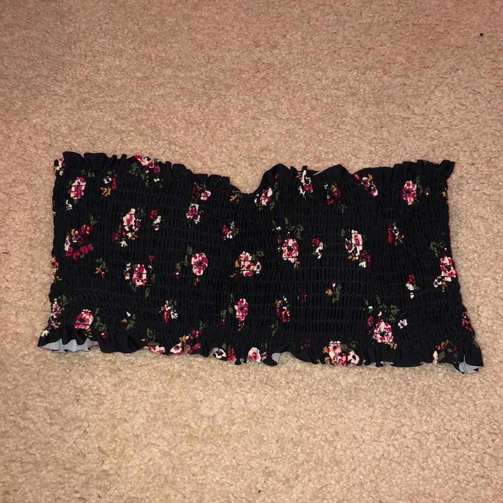 Strapless bathing suit top